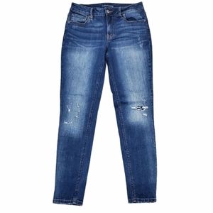 Maurices 4 Womens Distressed High Rise Skinny Jeans